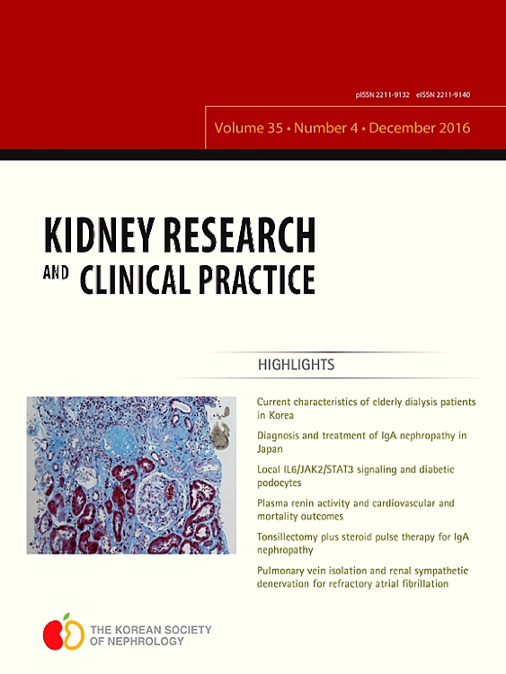 Go to journal home page - Kidney Research and Clinical Practice
